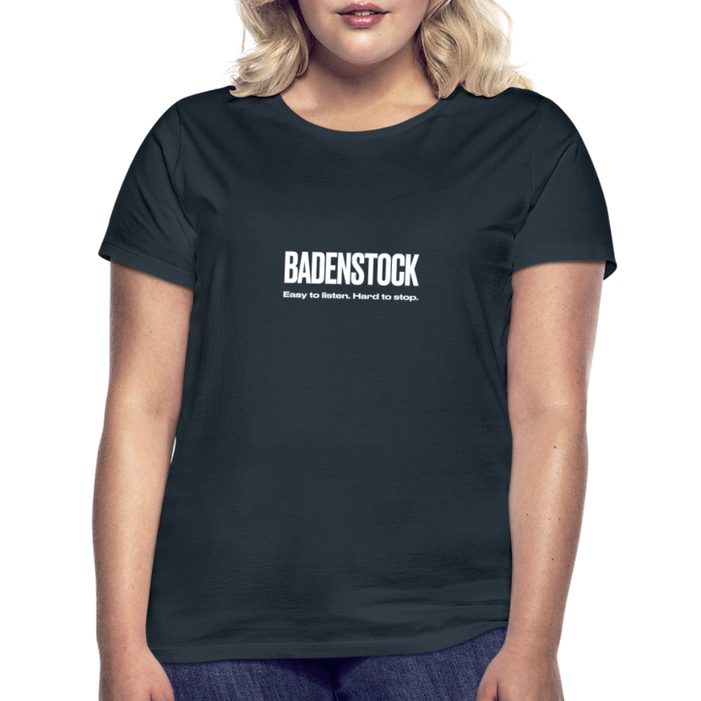 Badenstock Easy To Listen Women's T-Shirt - navy