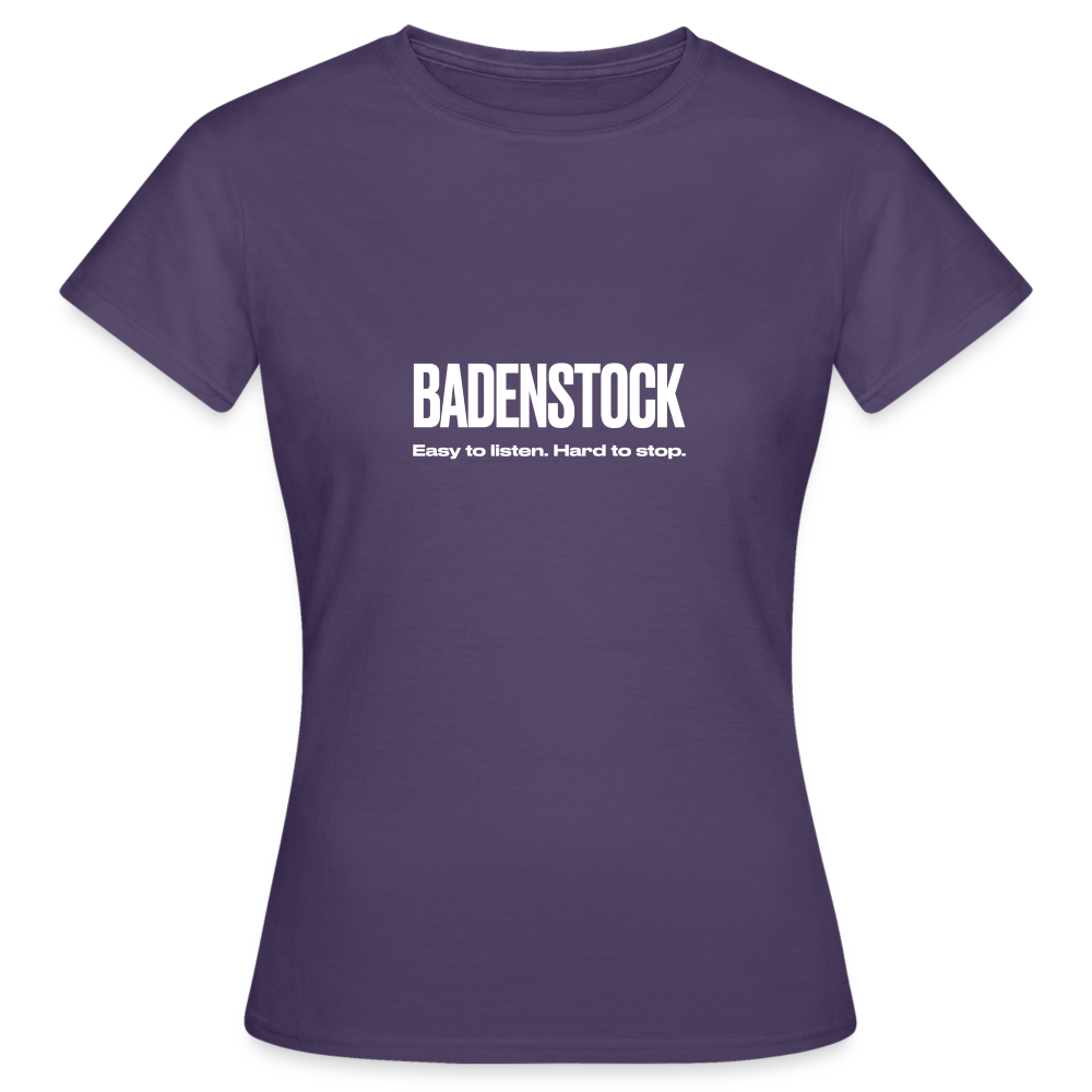 Badenstock Easy To Listen Women's T-Shirt - dark purple