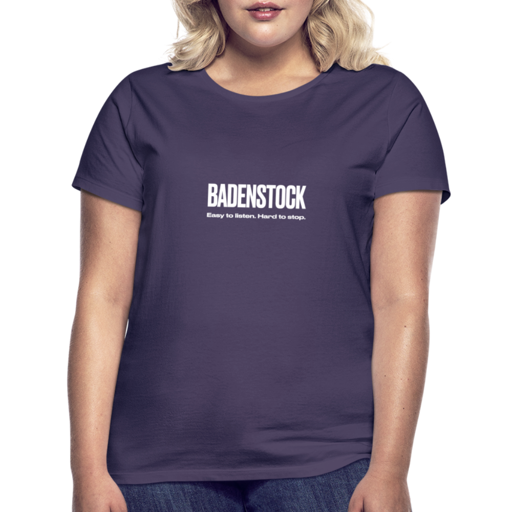 Badenstock Easy To Listen Women's T-Shirt - dark purple