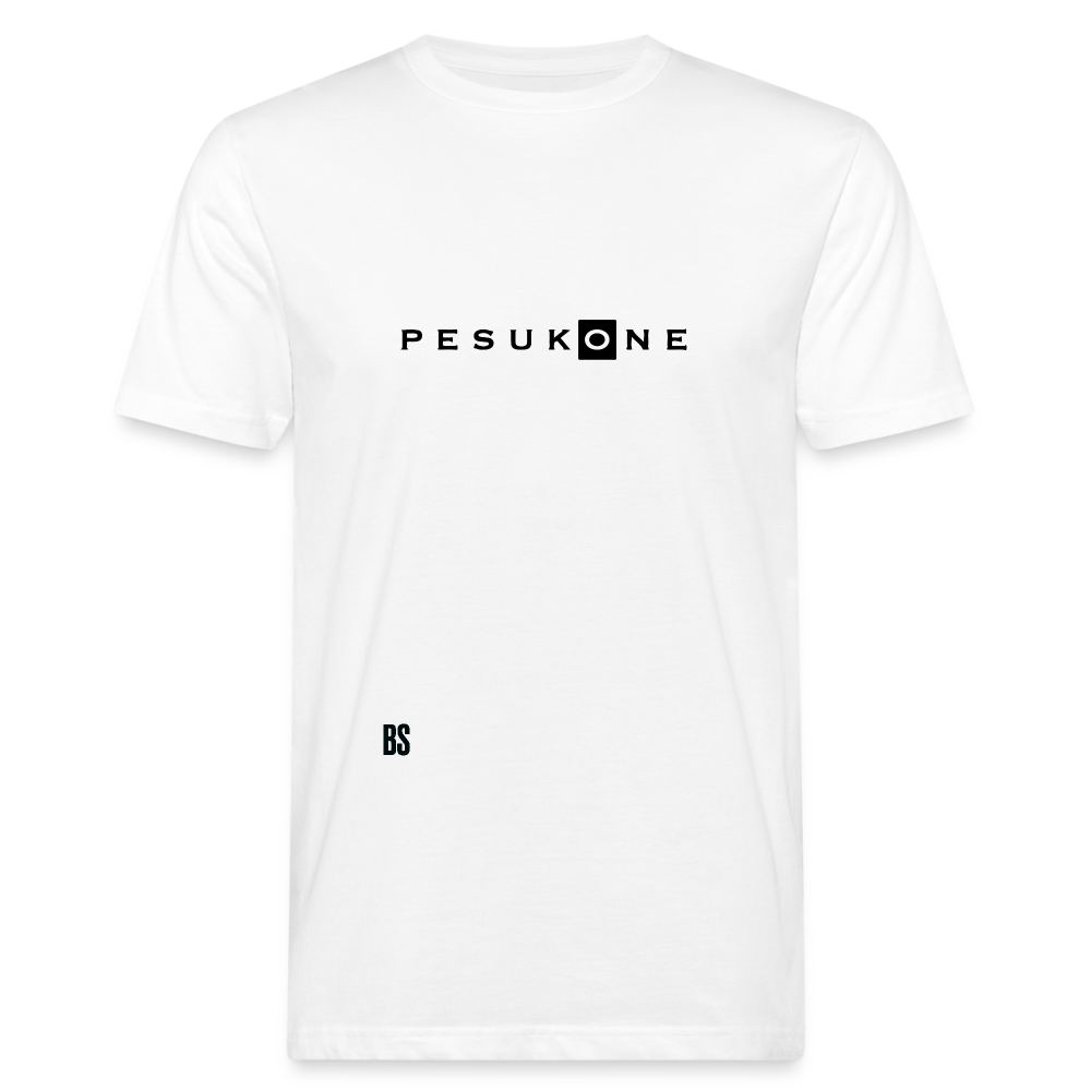 Pesukone Men's Organic White T-Shirt - white