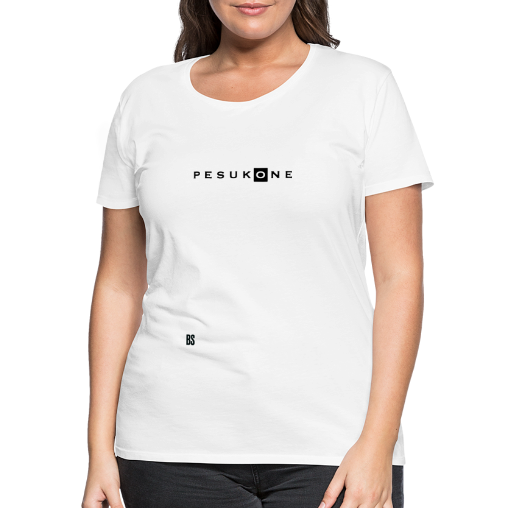 Pesukone Women’s Premium White T-Shirt - white