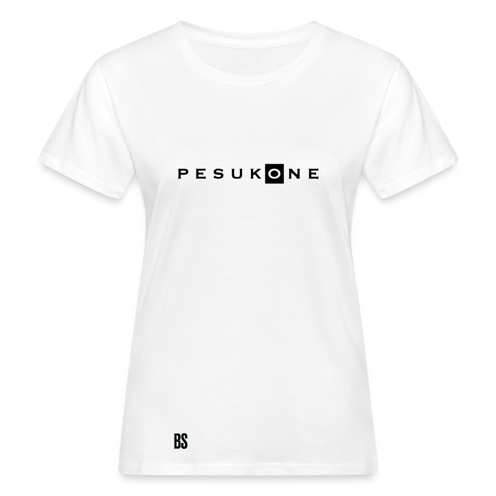 Pesukone Women's Organic White T-Shirt - white