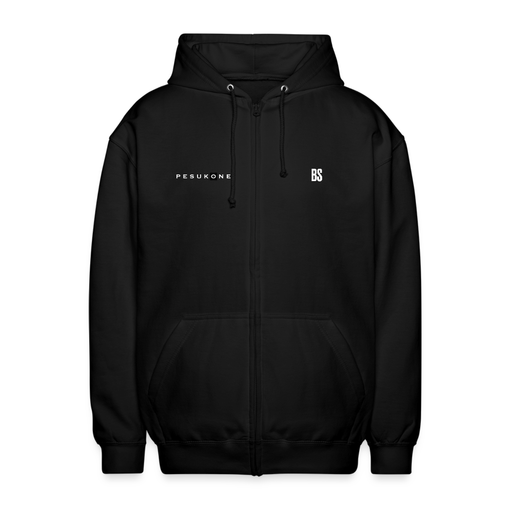 Pesukone Unisex Hooded Jacket - black