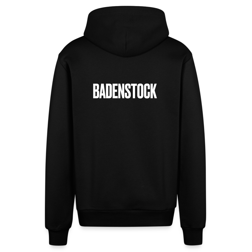 Badenstock Organic Relaxed Hooded Jacket Made in EU - SOLID BLACK
