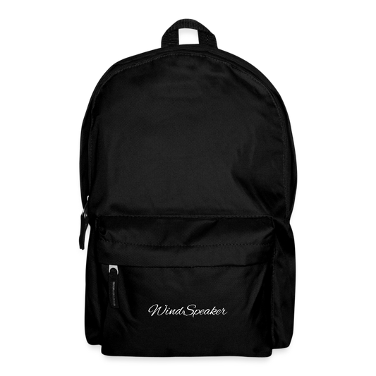 WindSpeaker Backpack (white logo) - black