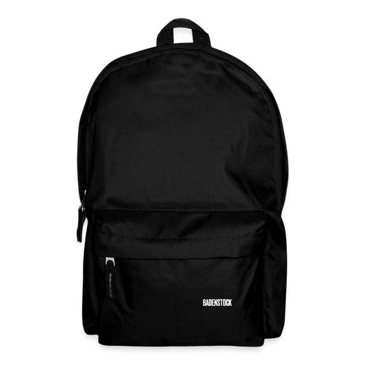 Badenstock Backpack small white logo - black