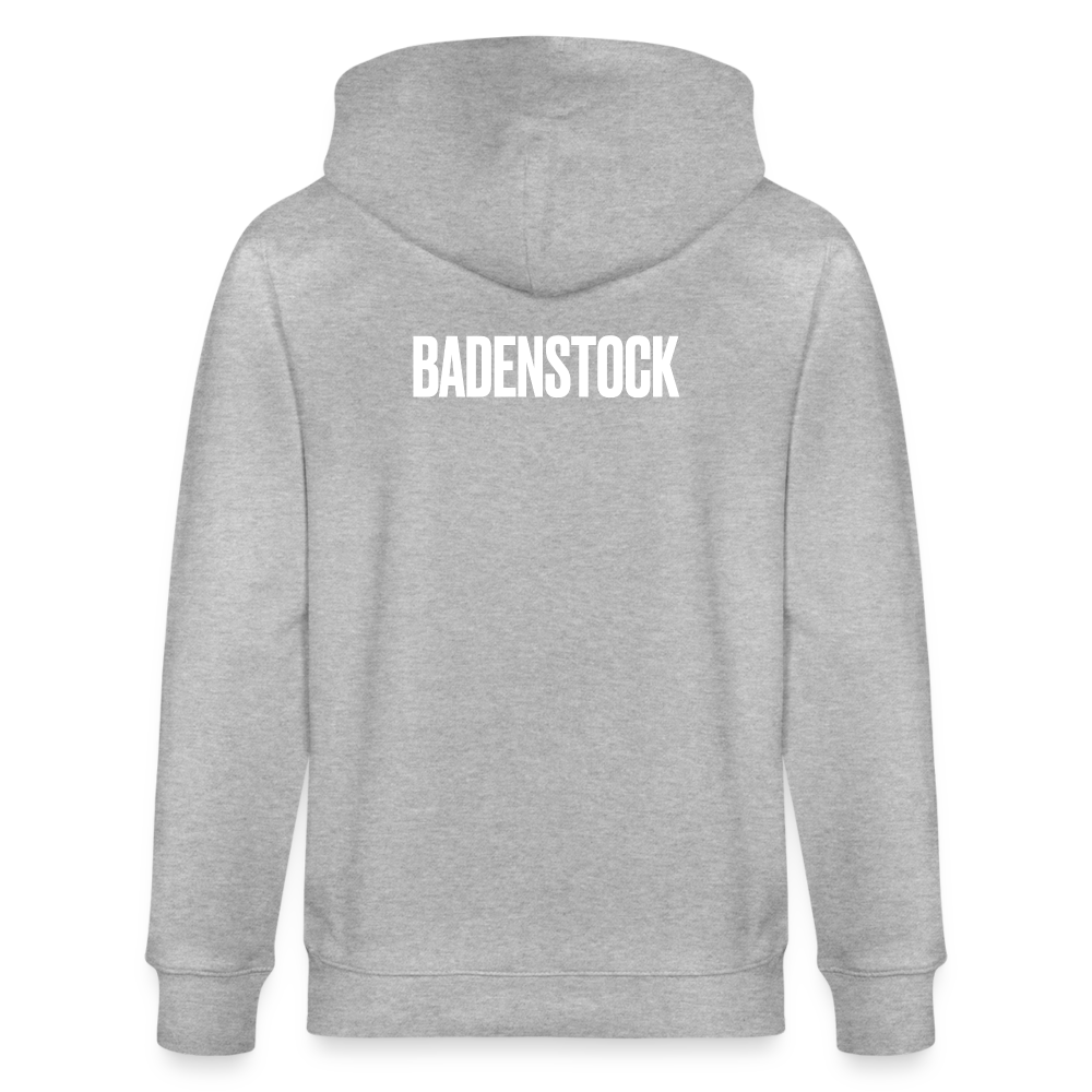 Badenstock Stanley/Stella CULTIVATOR  Unisex Organic Hooded Jacket - heather grey