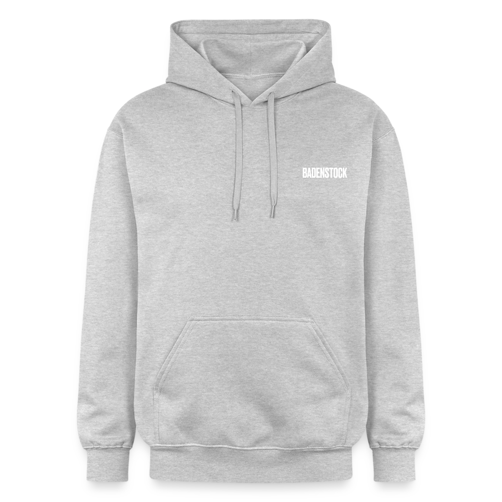 Badenstock Gildan Unisex Softstyle® Midweight Hoodie White logo - light heather grey