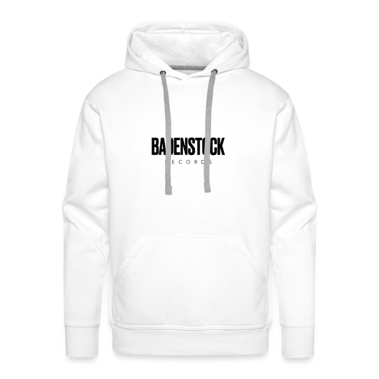 Badestock Men’s Premium Hoodie - white