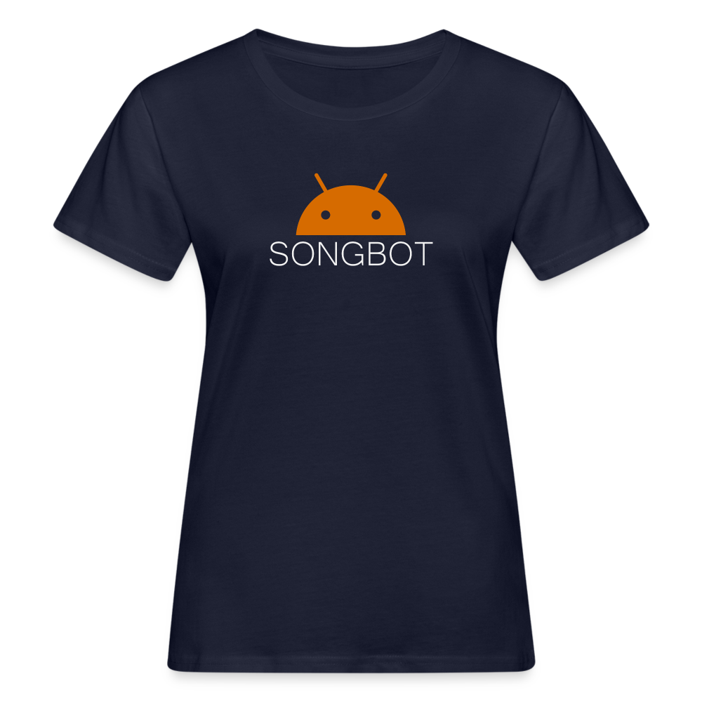 SongBot Women's Organic T-Shirt - navy