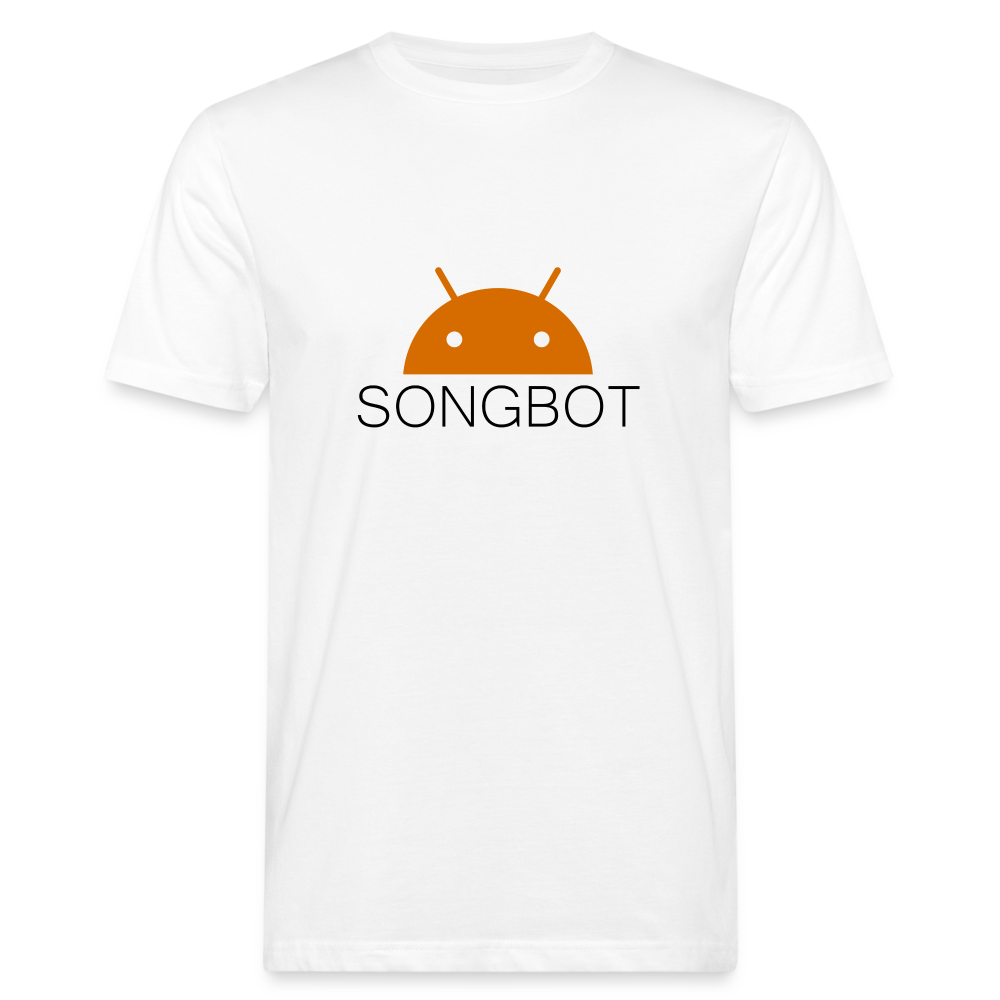 SongBot Men's Organic T-Shirt - white