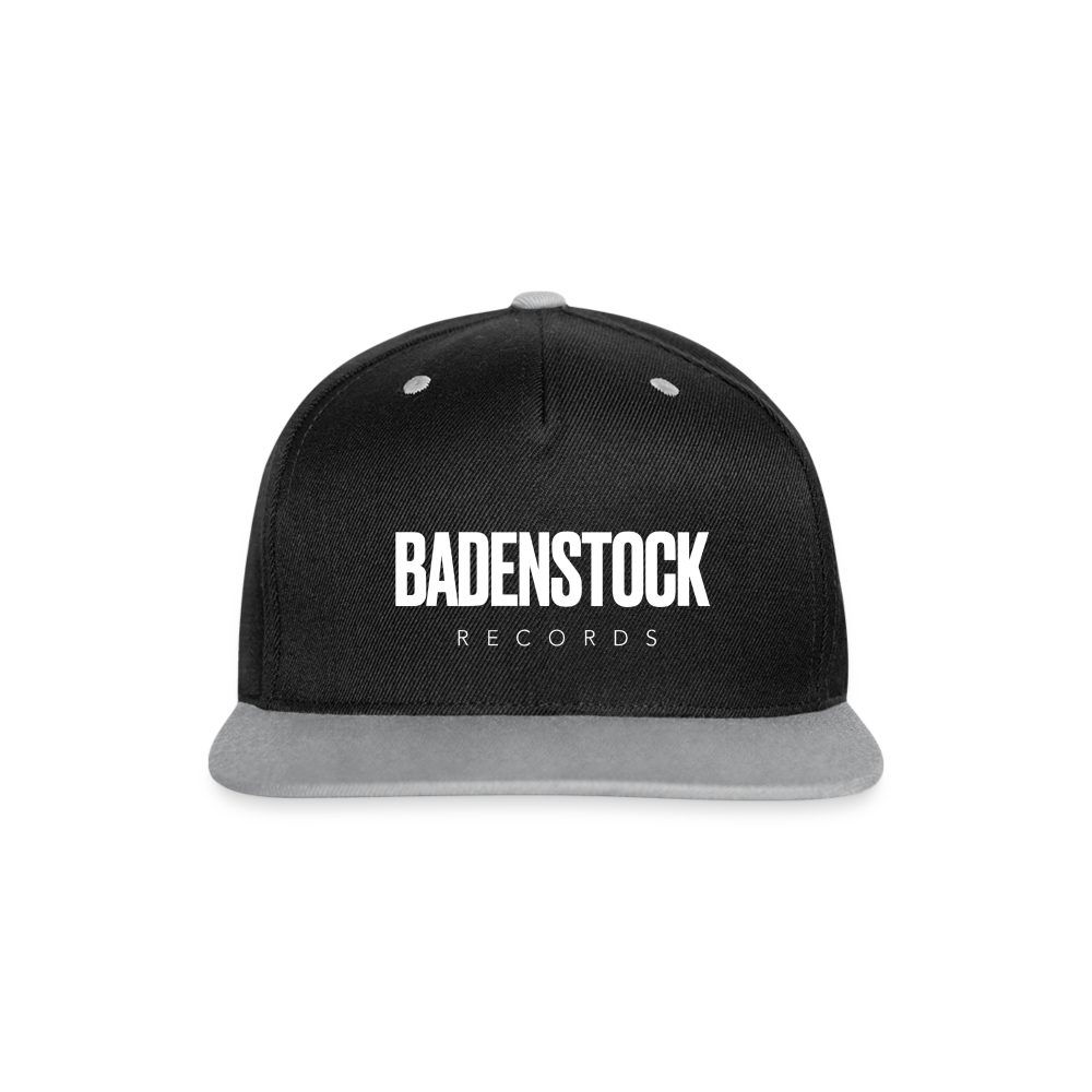 Badenstock Contrast Snapback Cap - black/grey