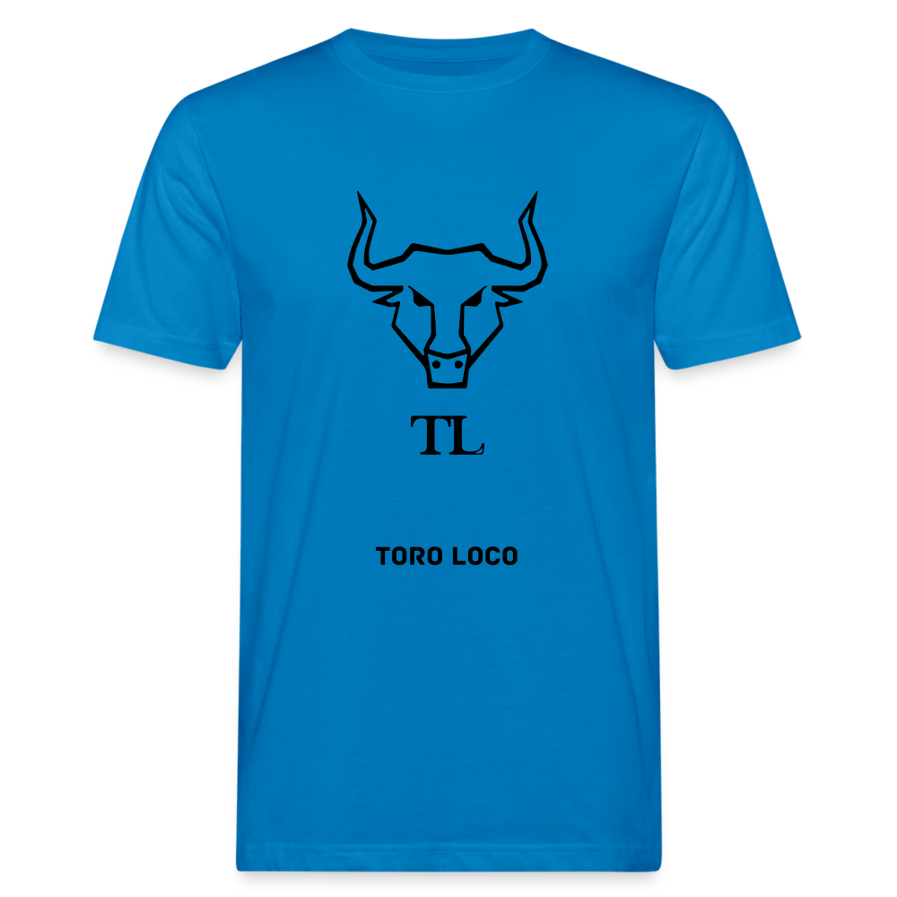 Toro Loco Men's Organic T-Shirt - peacock-blue