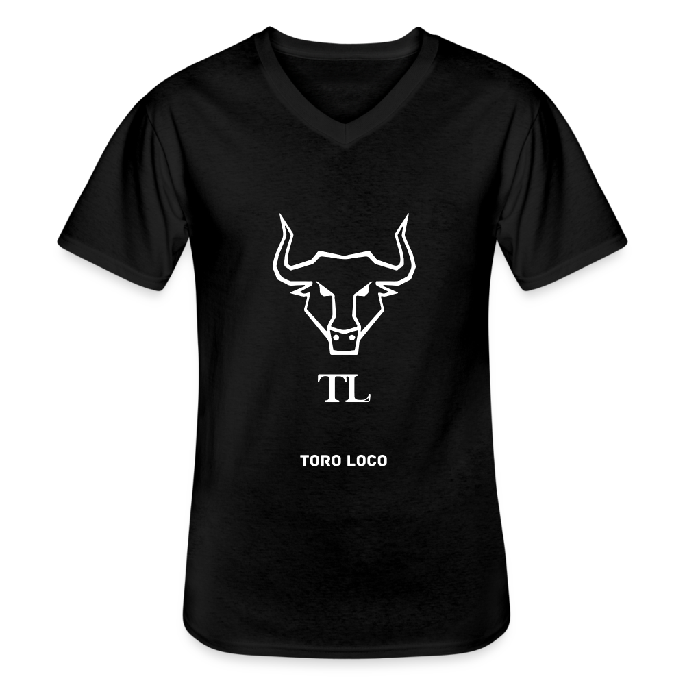 Toro Loco Men's V-Neck T-Shirt - black