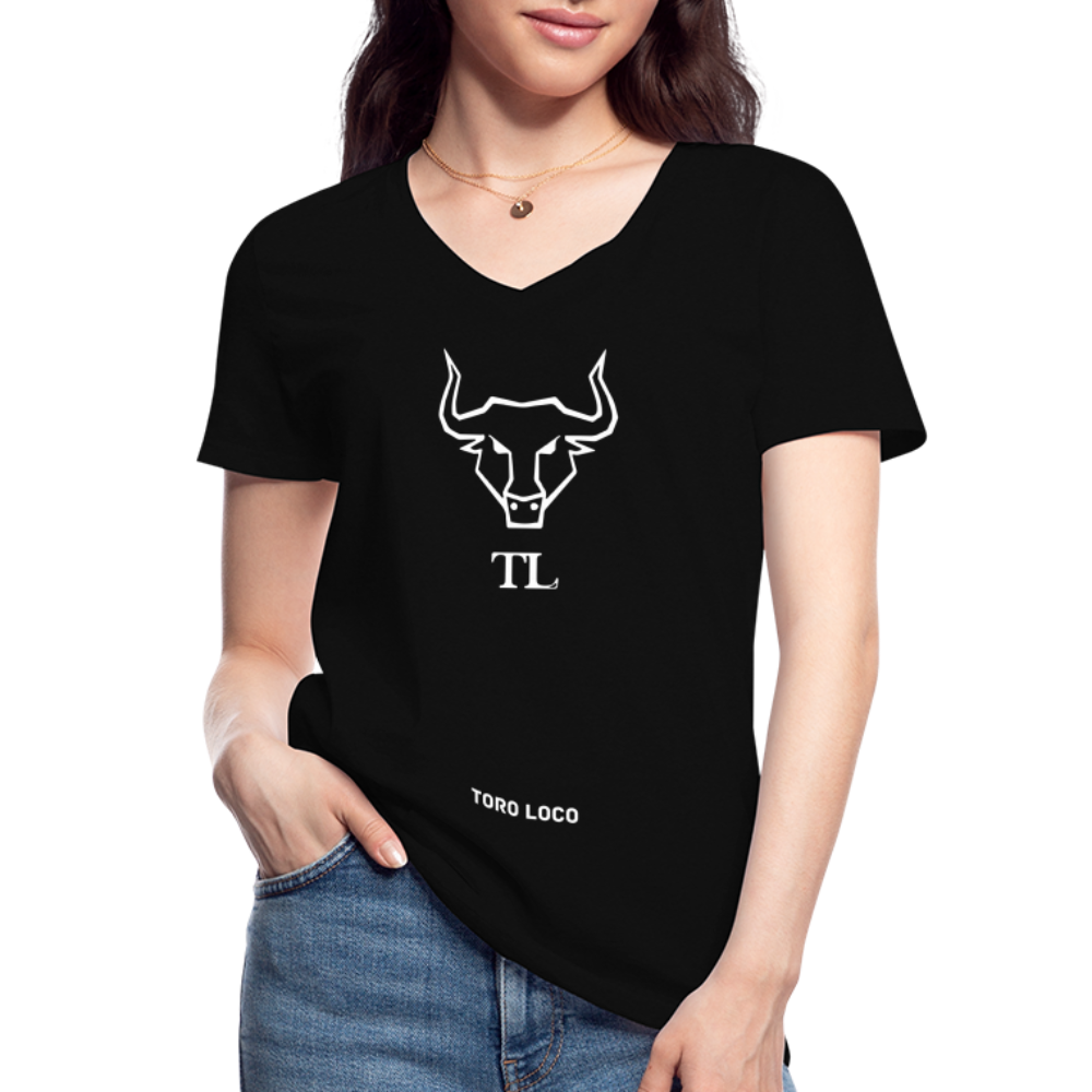 Toro Loco Classic Women’s V-Neck T-Shirt - black