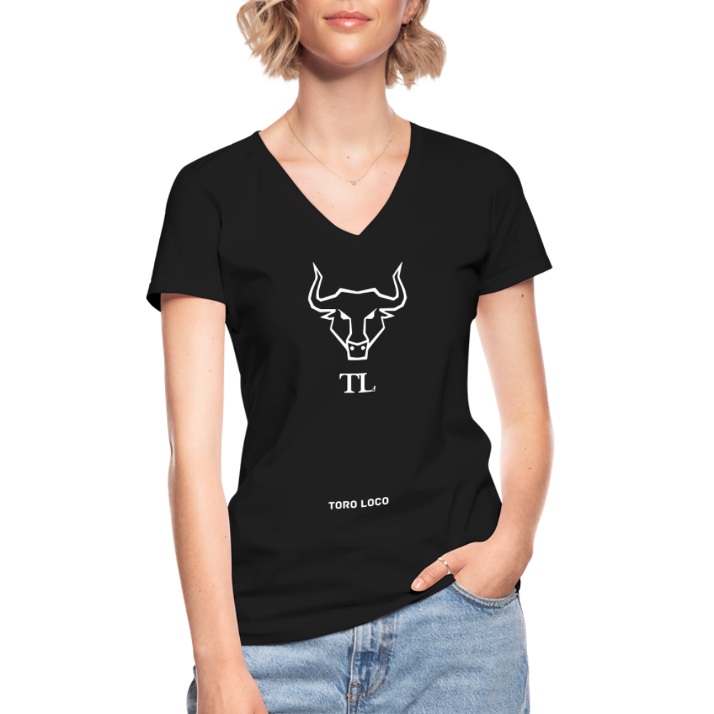 Toro Loco Classic Women’s V-Neck T-Shirt - black