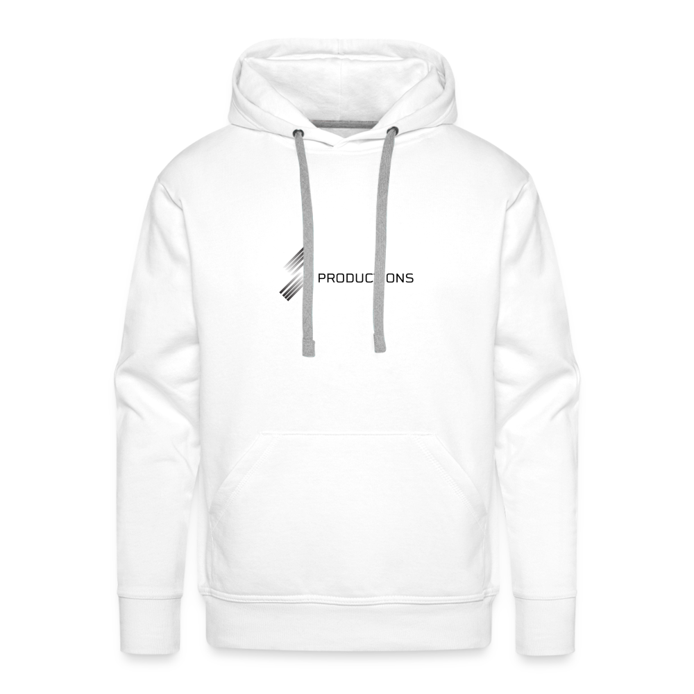 S productions Men’s Premium Hoodie - white