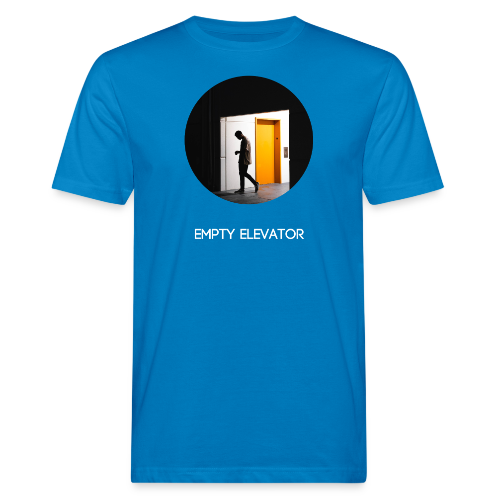 Empty Elevator Men's Organic T-Shirt - peacock-blue