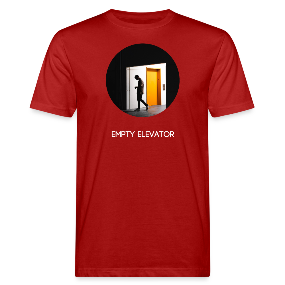 Empty Elevator Men's Organic T-Shirt - dark red