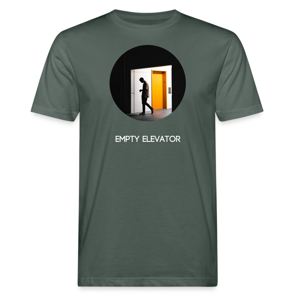 Empty Elevator Men's Organic T-Shirt - grey-green