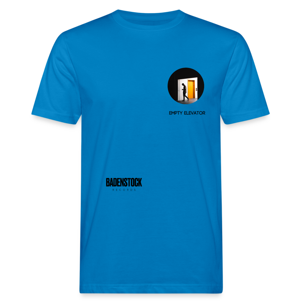 Empty Elevator Men's Organic T-Shirt (Badenstock Edition) - peacock-blue