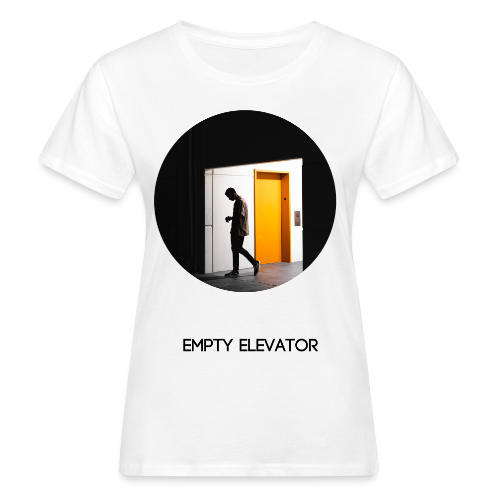 Empty Elevator Women's Organic T-Shirt (Big Print) - white