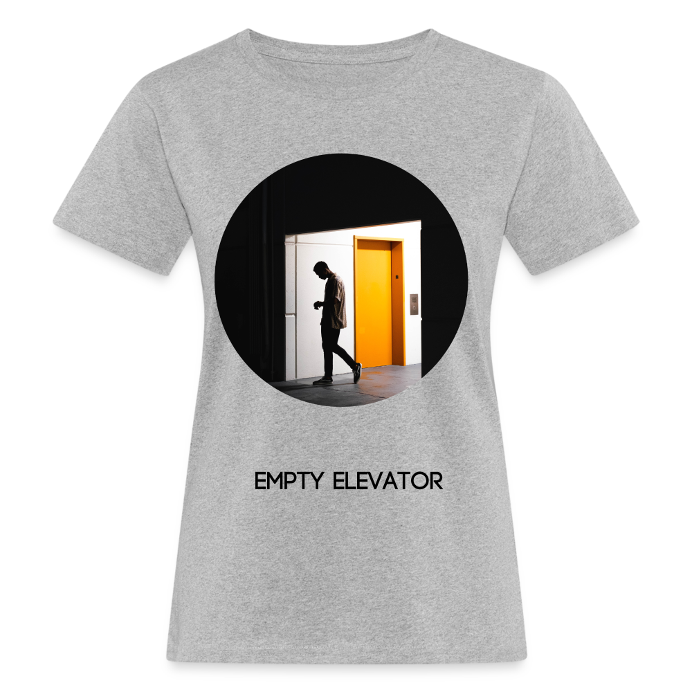 Empty Elevator Women's Organic T-Shirt (Big Print) - heather grey