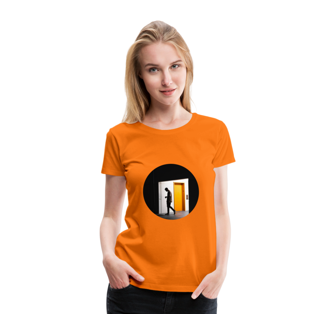 Empty Elevator Women’s Premium T-Shirt - orange
