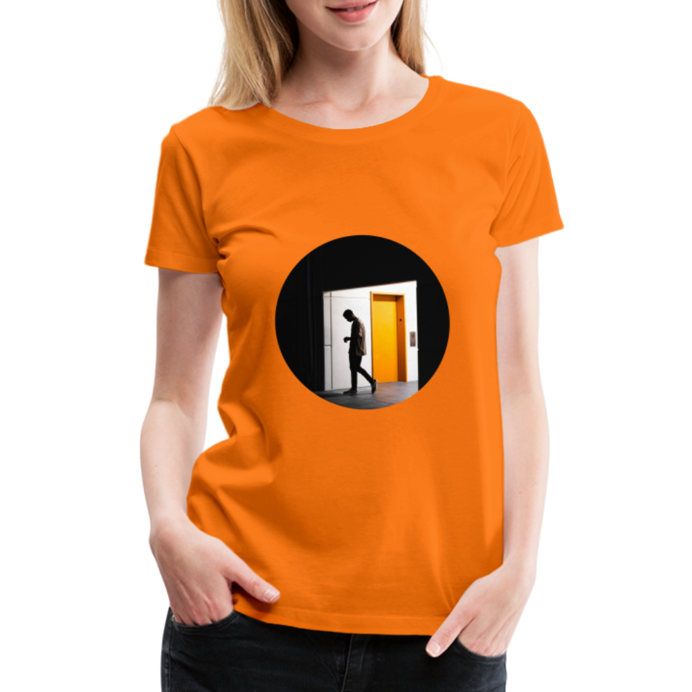 Empty Elevator Women’s Premium T-Shirt - orange