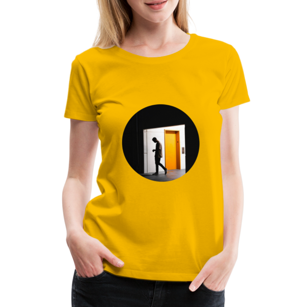 Empty Elevator Women’s Premium T-Shirt - sun yellow