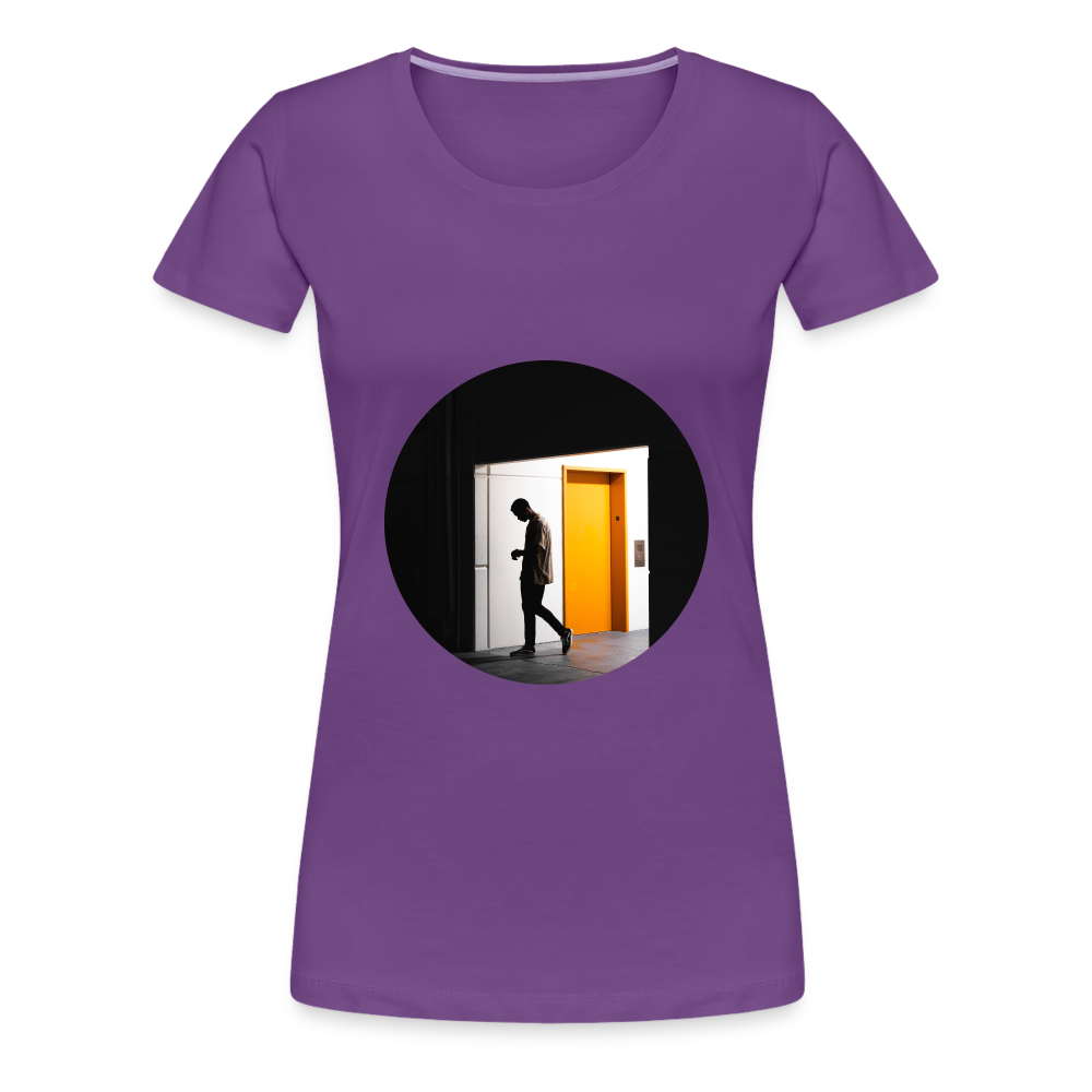 Empty Elevator Women’s Premium T-Shirt - purple