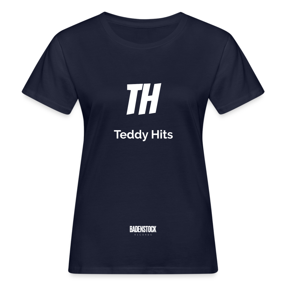 Teddy Hits Women's Organic T-Shirt - navy