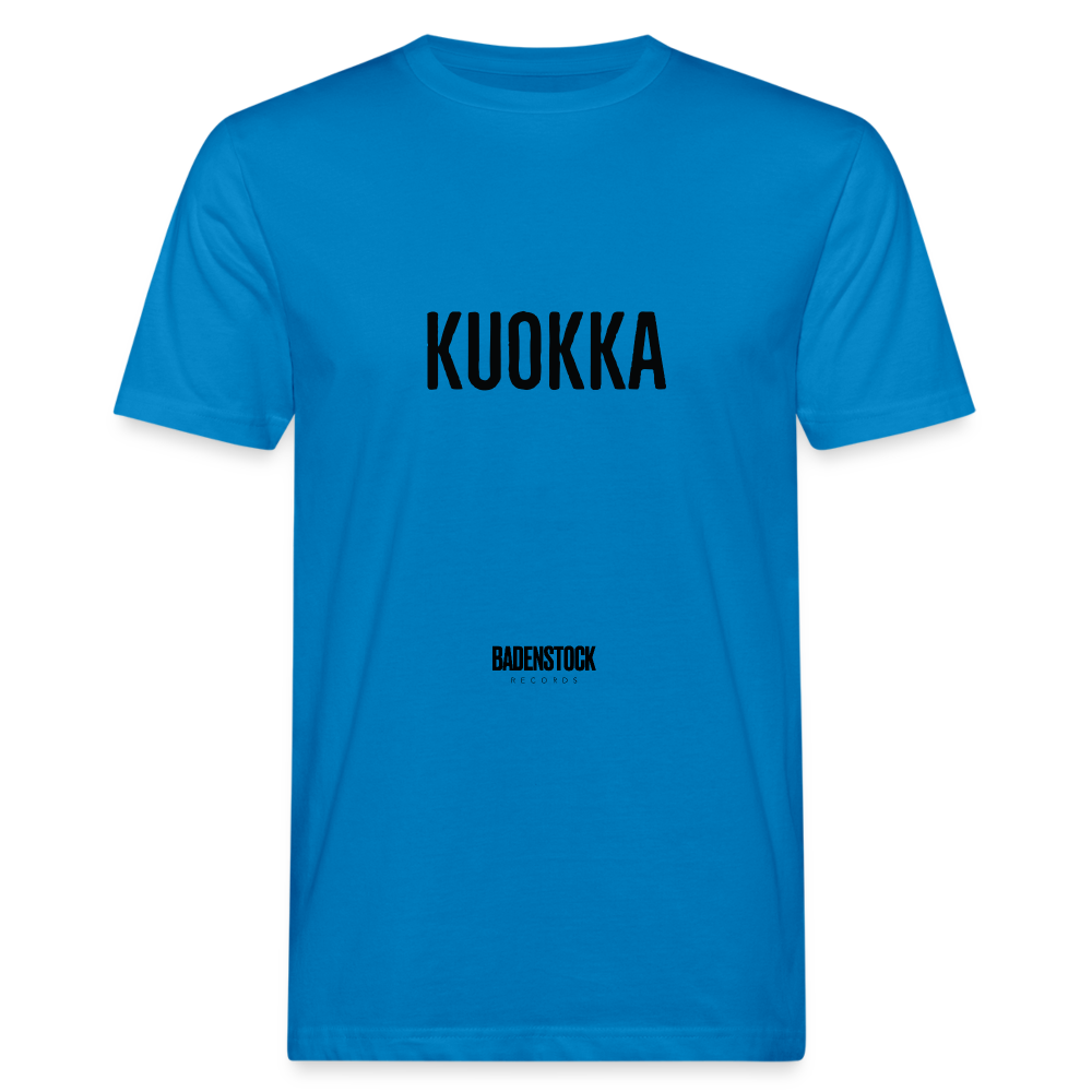 KUOKKA Men's Organic T-Shirt - peacock-blue