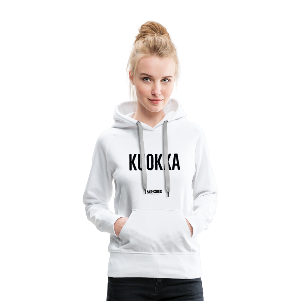 KUOKKA Women’s Premium Hoodie - white