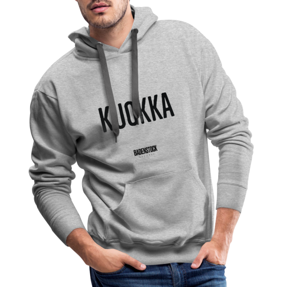 KUOKKA Men’s Premium Hoodie - heather grey