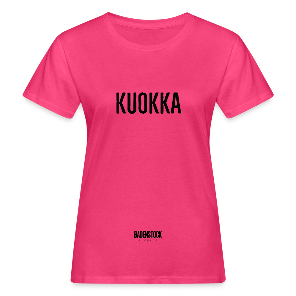 KUOKKA Women's Organic T-Shirt - neon pink
