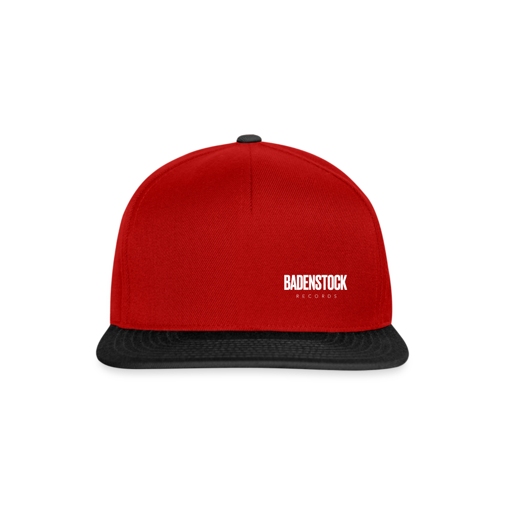 Badenstock Snapback Cap - red/black