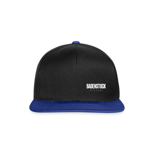 Badenstock Snapback Cap - black/bright royal