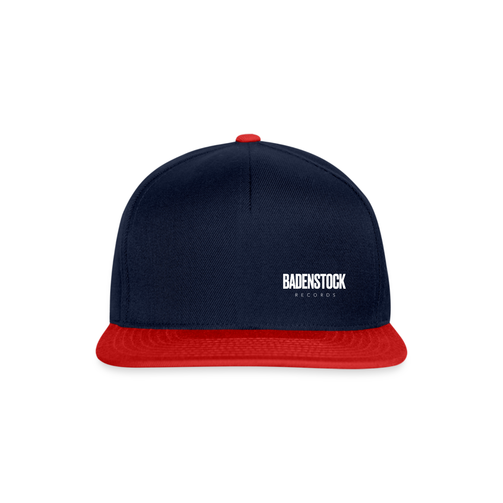 Badenstock Snapback Cap - navy/red