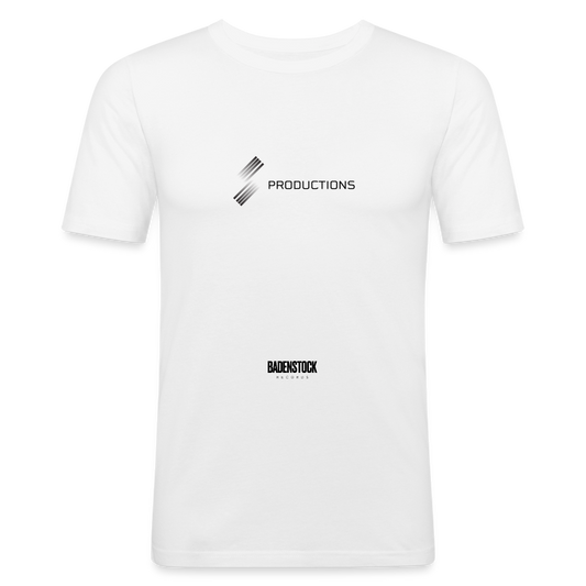 S productions Men's Slim Fit T-Shirt - white