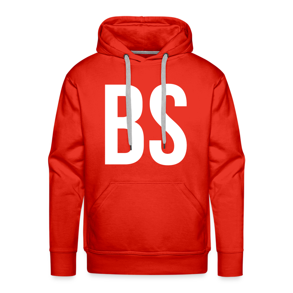 Badenstock BS White Men’s Premium Hoodie - red