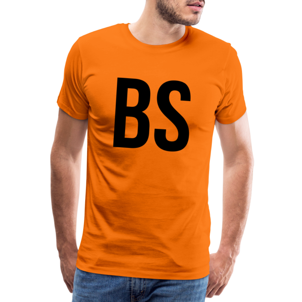 Badenstock BS Men’s Premium T-Shirt (black logo) - orange