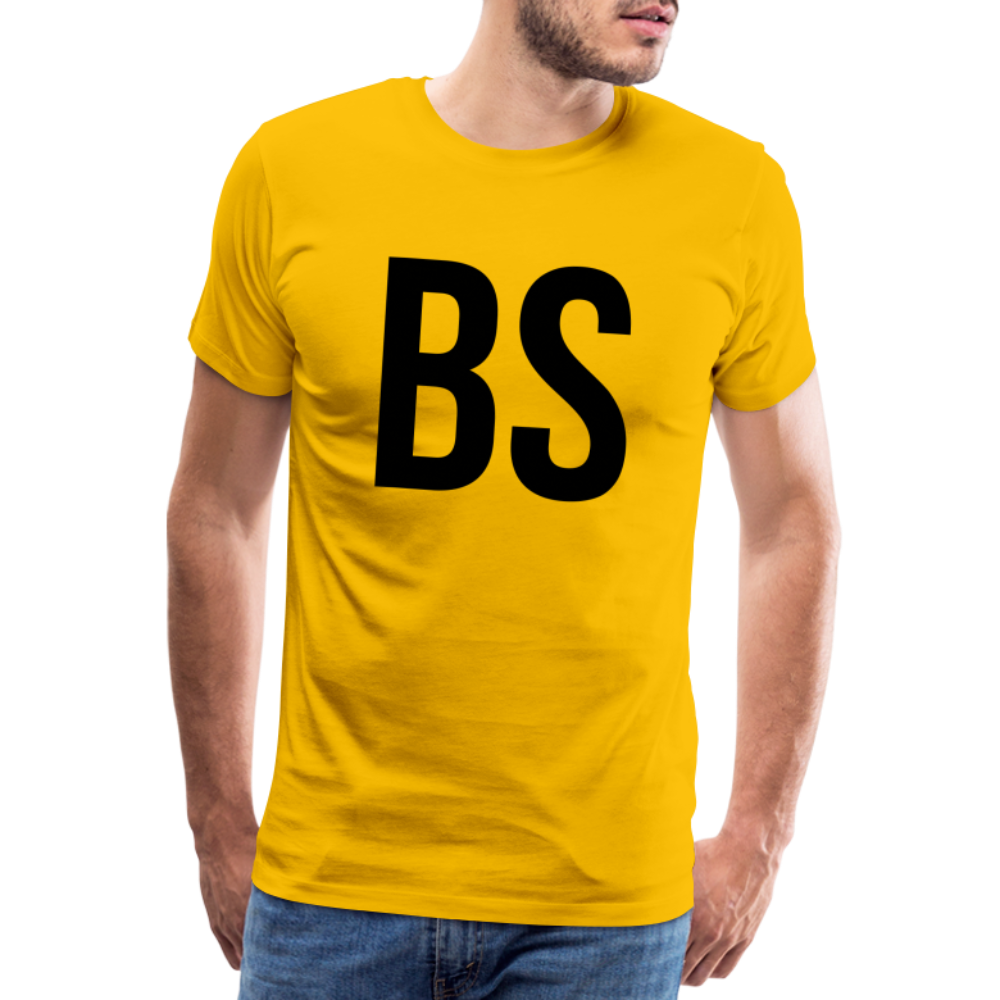 Badenstock BS Men’s Premium T-Shirt (black logo) - sun yellow