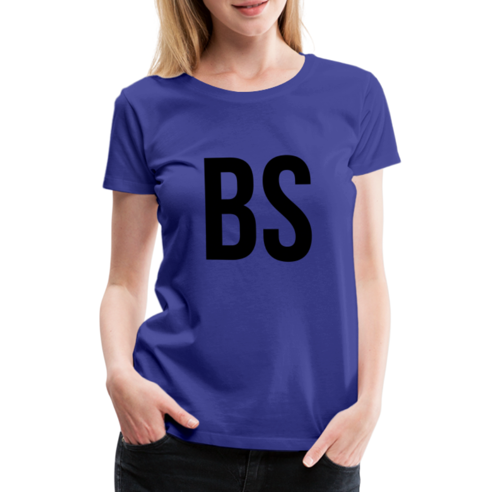 Badenstock BS Women’s Premium T-Shirt (Black logo) - royal blue