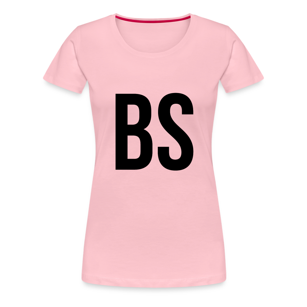 Badenstock BS Women’s Premium T-Shirt (Black logo) - rose shadow