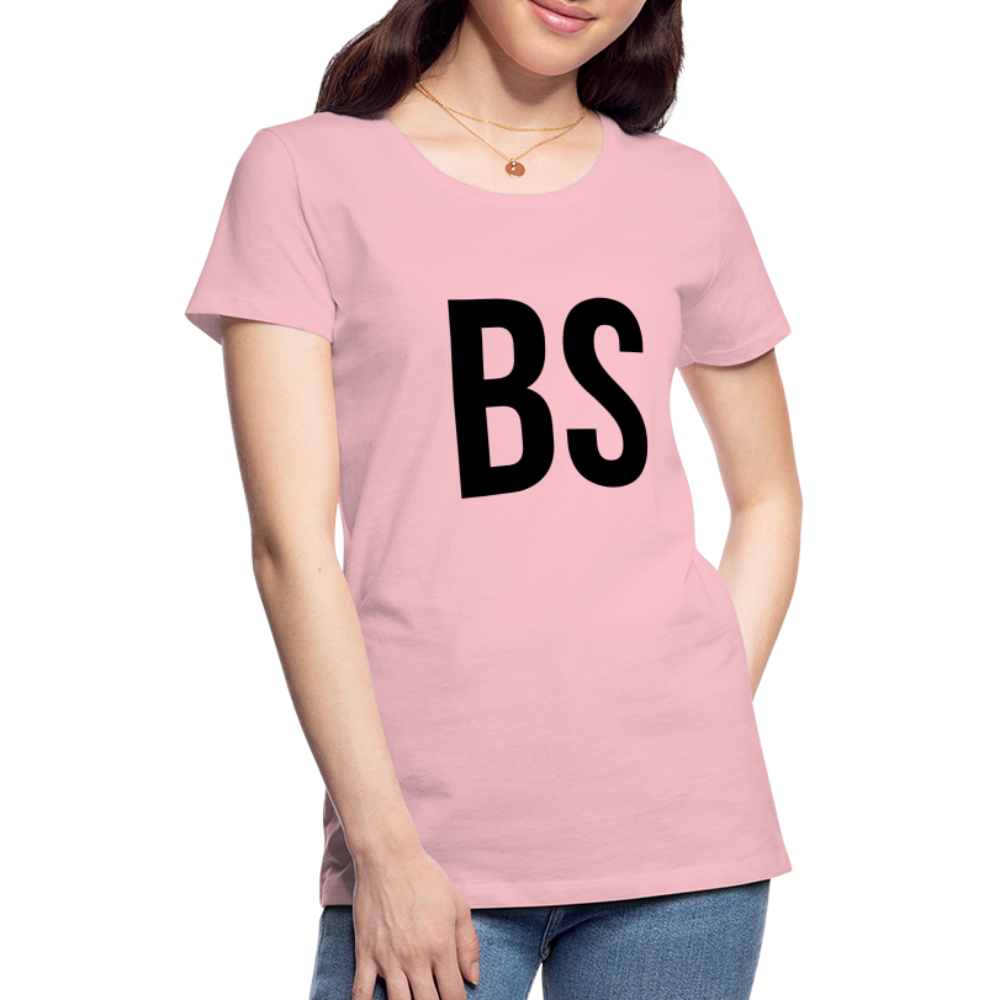 Badenstock BS Women’s Premium T-Shirt (Black logo) - rose shadow