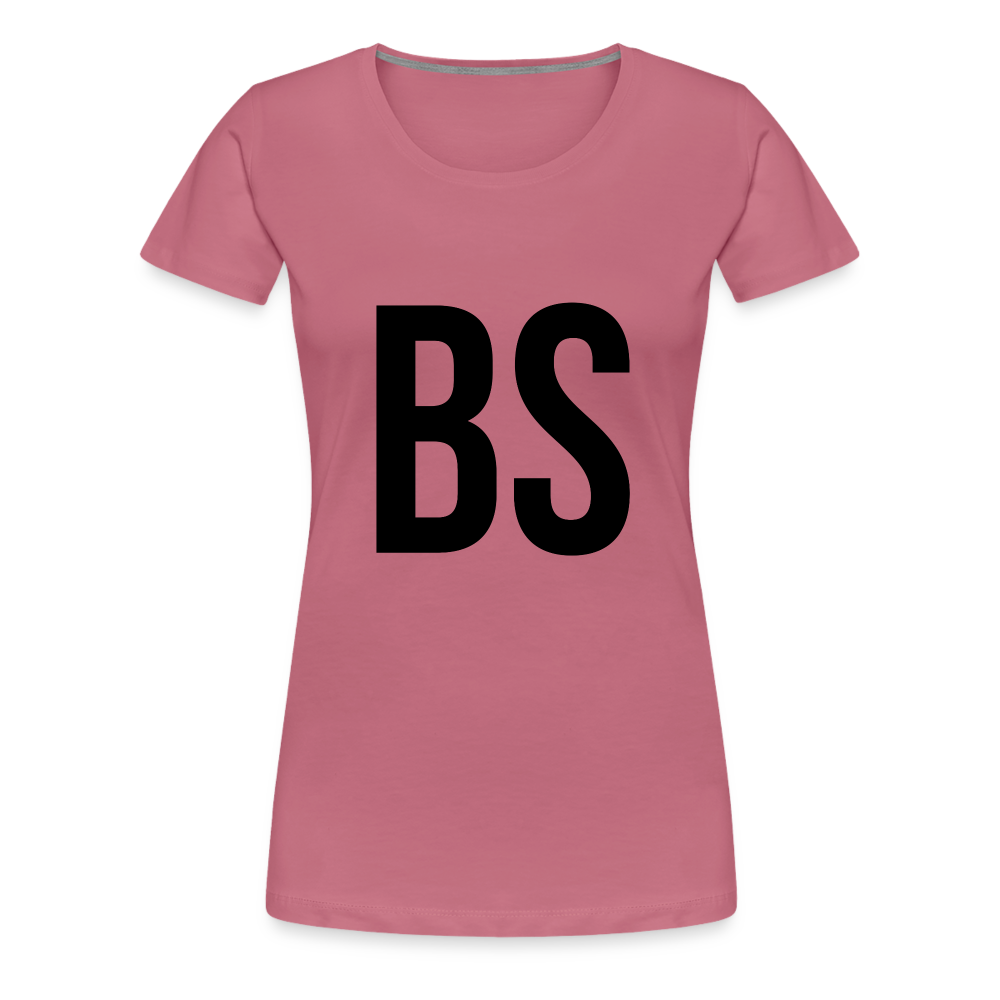 Badenstock BS Women’s Premium T-Shirt (Black logo) - mauve