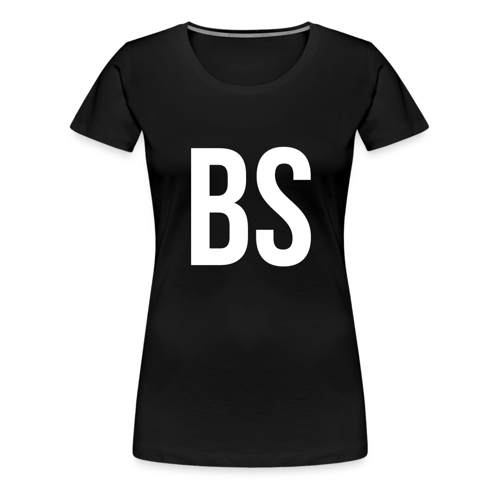 Badenstock BS Women’s Premium T-Shirt (white logo) - black