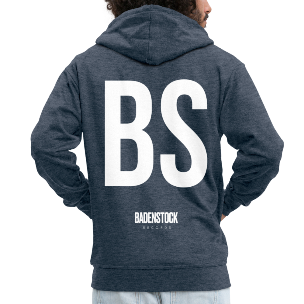 Badenstock BS Men's Premium Hooded Jacket - heather denim